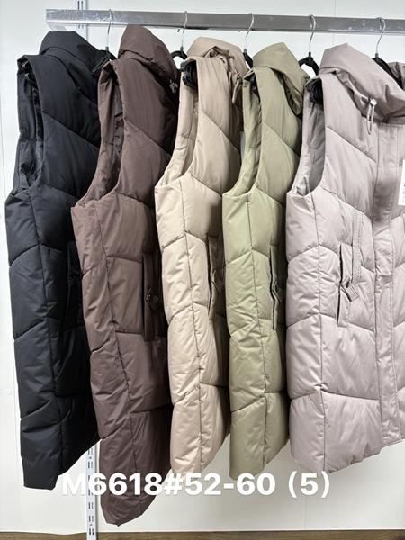 Жилетка Jacket (52-60) M6618 green (деми)