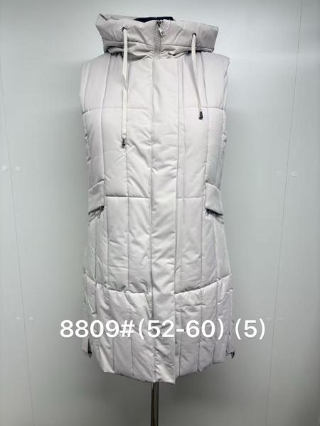 Жилетка Jacket (52-60) M8809 beige (деми)