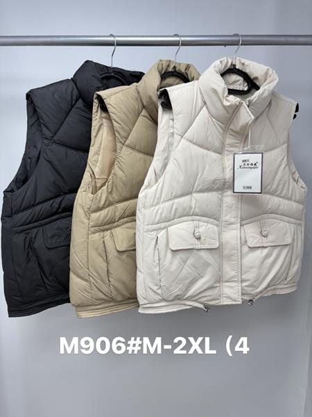 Жилетка Jacket (M-2XL) M906 l.beige (деми)