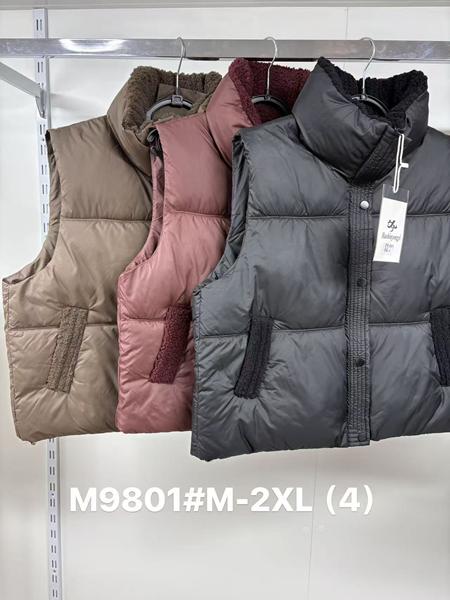 Жилетка Jacket (M-2XL) M9801 beige (деми)