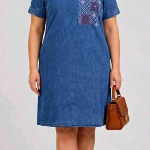 Платье Julia (44-52) JL1224 blue (лето) Julia JL1224 blue