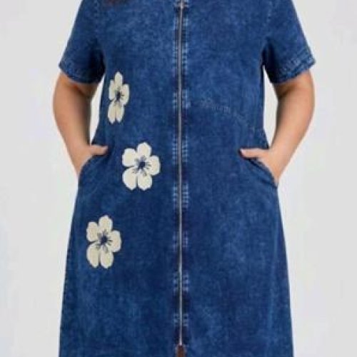 Платье Julia (60-68) JL1238 blue (лето) Julia JL1238 blue