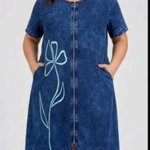 Платье Julia (60-68) JL1239 blue (лето) Julia JL1239 blue