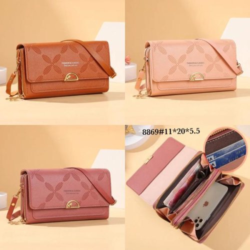 Кошелек Fashion Bag (20*11*6) 8869 brown (деми) Fashion Bag 8869 brown