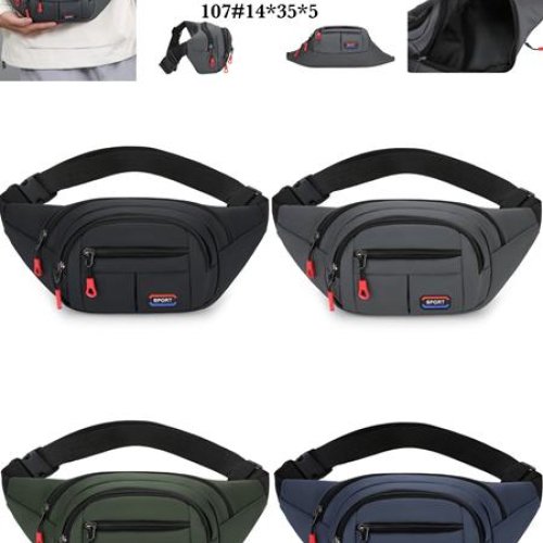 Бананка Fashion Bag (35*14*5) 107 black (деми) Fashion Bag 107 black