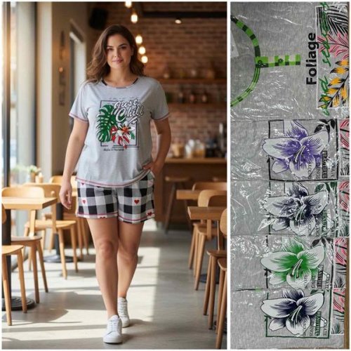 Пижама HomeWear (58-66) A04 mix (лето) HomeWear A04 mix