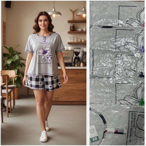 Пижама HomeWear (54-64) A03 mix (лето) HomeWear A03 mix