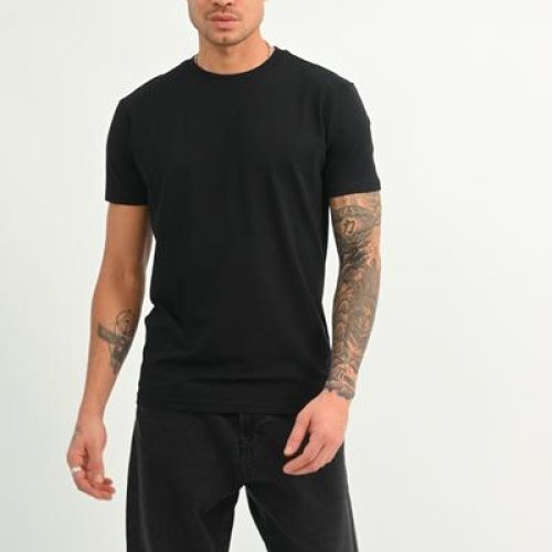 Футболка 2BRO (S-2XL) BR1019 black (лето) 2BRO BR1019 black