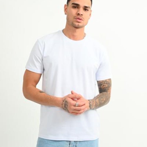Футболка 2BRO (S-2XL) BR1021 white (лето) 2BRO BR1021 white