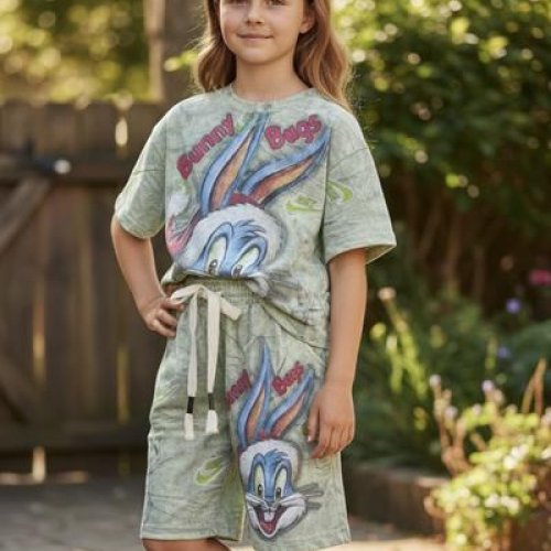 Костюм Delfinka (120-160) 2660 green (лето) Delfinka 2660 green