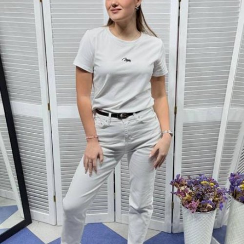Футболка MMC clothes (42-48) 7119 white (лето) MMC clothes 7119 white