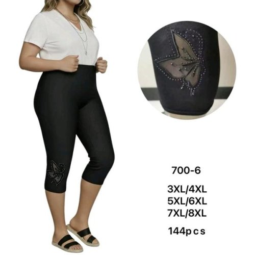 Бриджи Hoan (3XL-8XL) 700-6 black (лето) Hoan 700-6 black