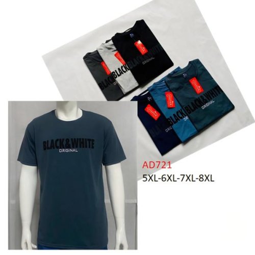 Футболка Hoan (5XL-8XL) AD721 mix (лето) Hoan AD721 mix