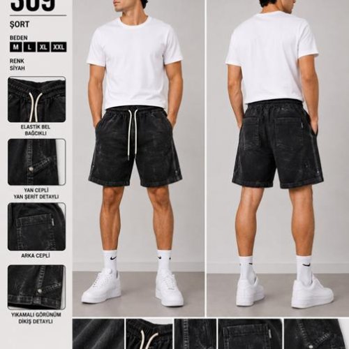 Шорты MMC clothes (48-54) 309 black (лето) MMC clothes 309 black