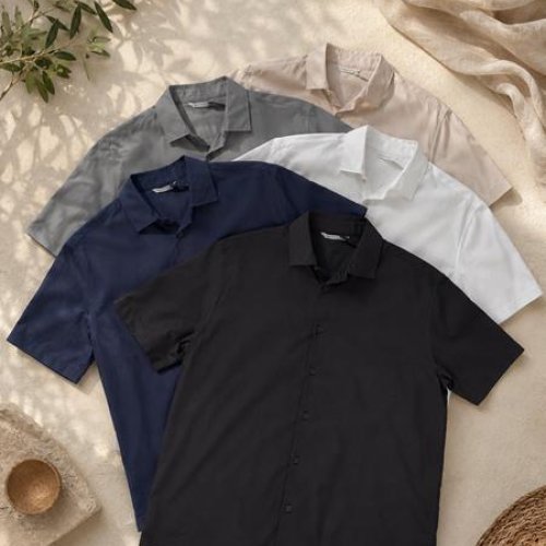 Рубашка Moranny (S-2XL) 1907 grey (лето) Moranny 1907 grey