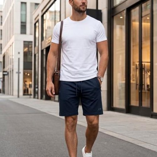 Шорты Moranny (S-2XL) 5521 navy (лето) Moranny 5521 navy