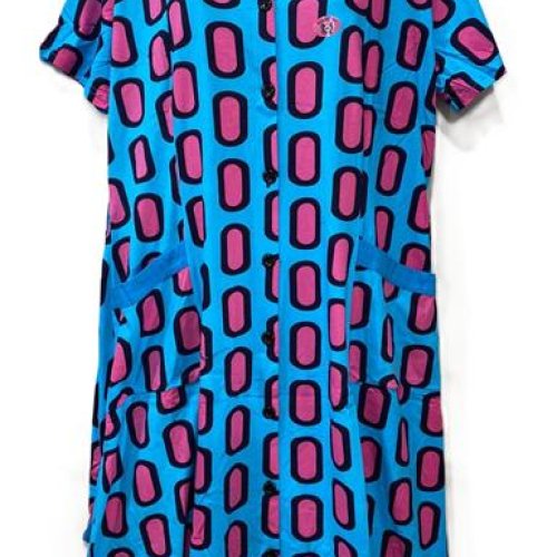 Халат Cotpark (6XL-8XL) 505-3989 l.blue (лето) Cotpark 505-3989 l.blue