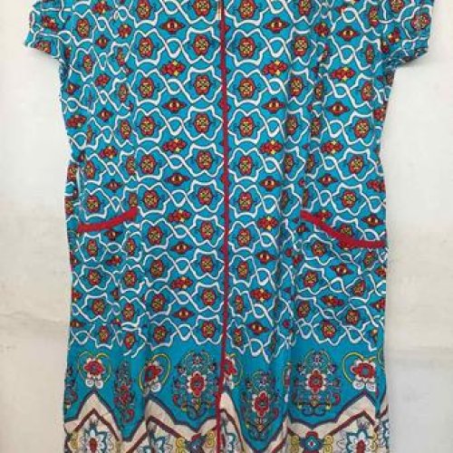 Халат Cotpark (2XL-6XL) 525-9015 l.blue (лето) Cotpark 525-9015 l.blue