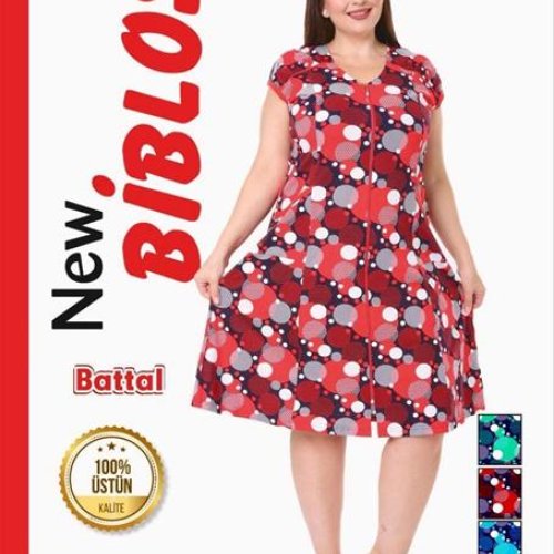 Халат Cotpark (7XL-9XL) 540-3549 red (лето) Cotpark 540-3549 red