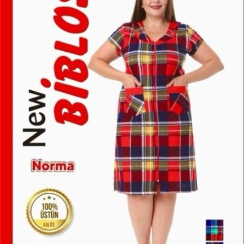 Халат Cotpark (3XL-6XL) 512-3648 red (лето) Cotpark 512-3648 red
