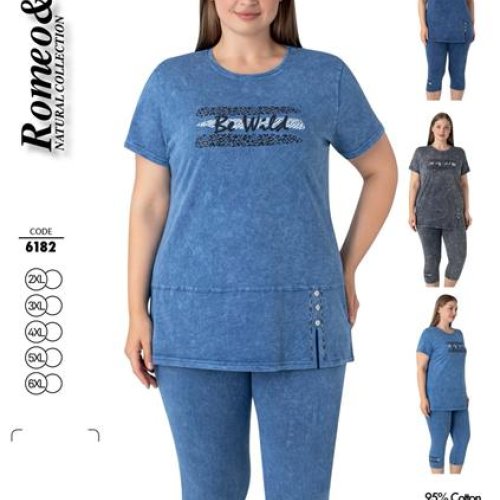 Костюм Cotpark (2XL-6XL) 6182 grey (лето) Cotpark 6182 grey