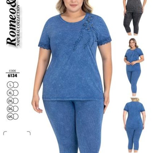 Костюм Cotpark (L-4XL) 6134 d.grey (лето) Cotpark 6134 d.grey