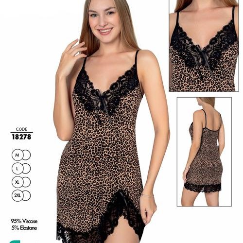 Ночнушка Cotpark (M-2XL) 18278 beige (лето) Cotpark 18278 beige