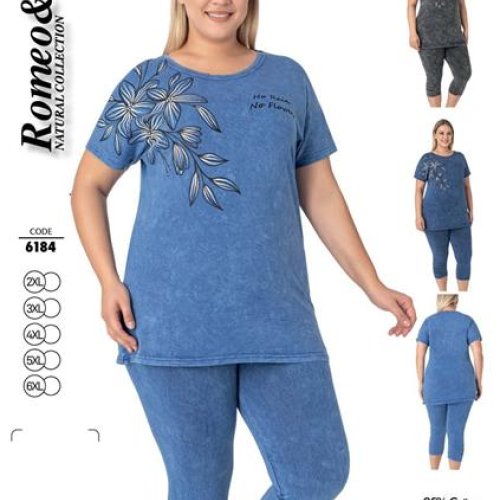 Костюм Cotpark (2XL-6XL) 6184 d.grey (лето) Cotpark 6184 d.grey