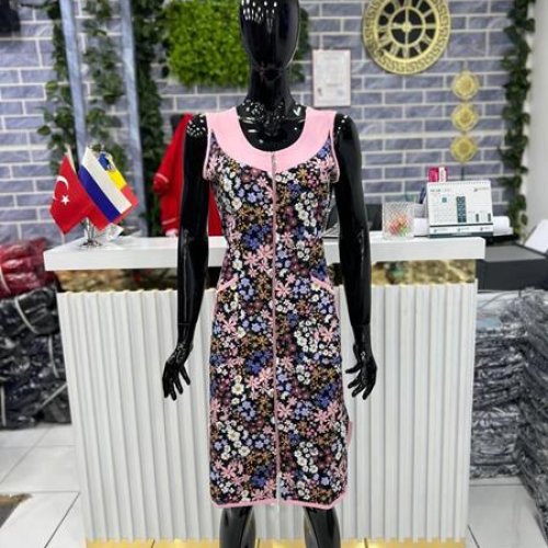Халат Cotpark (L-3XL) 5095 pink (лето) Cotpark 5095 pink