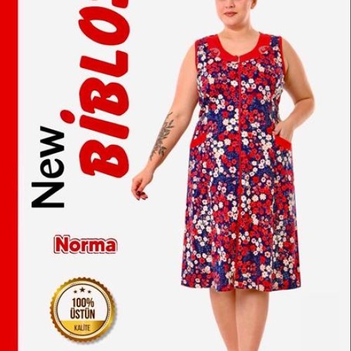 Халат Cotpark (3XL-6XL) 575-7279 red (лето) Cotpark 575-7279 red