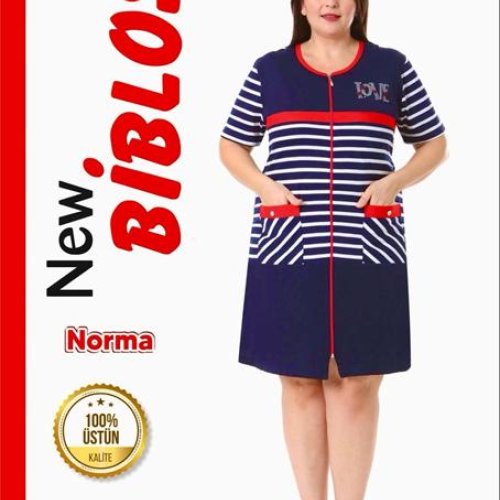 Халат Cotpark (2XL-7XL) 731-1653 navy (лето) Cotpark 731-1653 navy