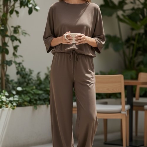 Костюм спорт DIVO (M-L) DV1123 brown (деми) DIVO DV1123 brown
