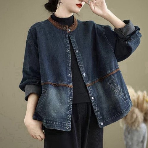 Куртка DIVO (one size) DV1136 navy (деми) DIVO DV1136 navy