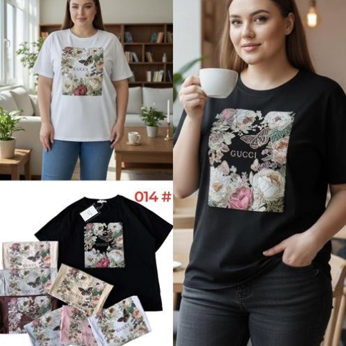 Футболка Katty (50-54) 014 mix (лето) Katty 014 mix