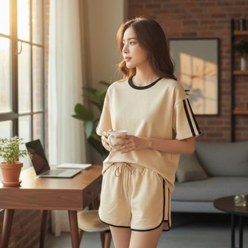 Костюм Katty (M-XL) 1081 beige (лето) Katty 1081 beige