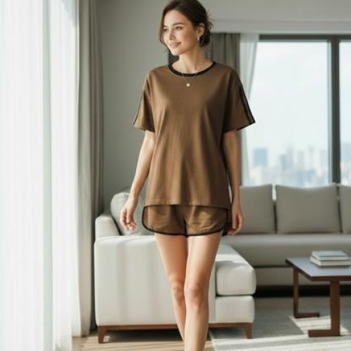 Костюм Katty (M-XL) 1081 brown (лето) Katty 1081 brown