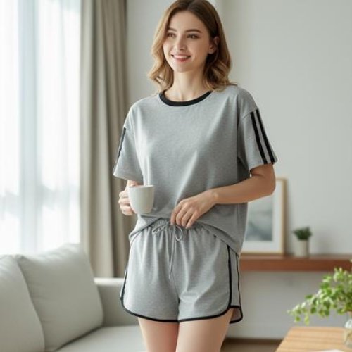 Костюм Katty (M-XL) 1081 grey (лето) Katty 1081 grey