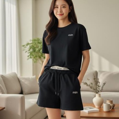 Костюм Katty (M-XL) 1083 black (лето) Katty 1083 black