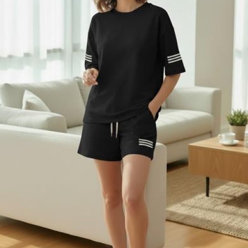 Костюм Katty (M-XL) 1084 black (лето) Katty 1084 black