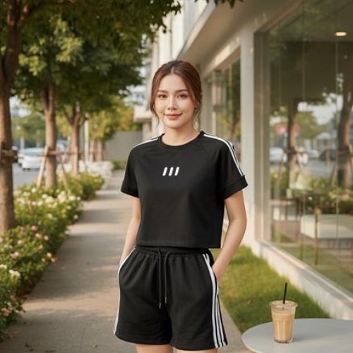Костюм Katty (M-XL) 1090 black (лето) Katty 1090 black