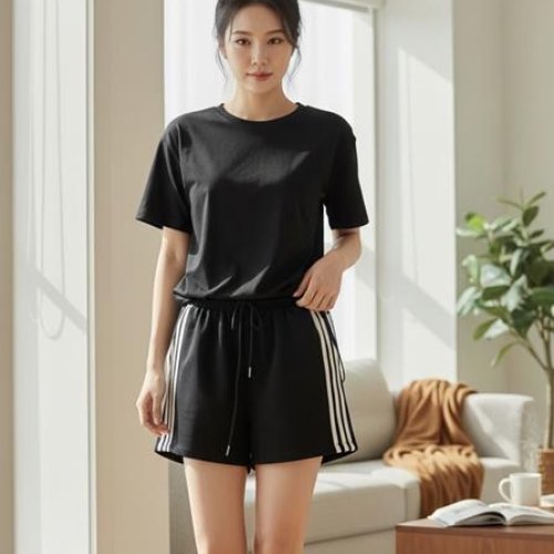 Костюм Katty (M-XL) 1091 black (лето) Katty 1091 black