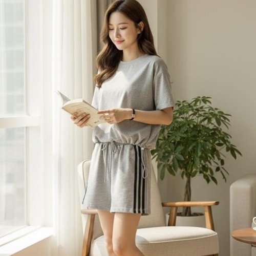 Костюм Katty (M-XL) 1091 grey (лето) Katty 1091 grey