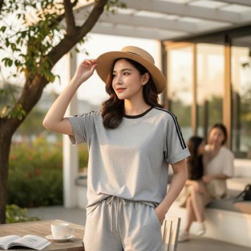 Костюм Katty (M-XL) 1092 grey (лето) Katty 1092 grey