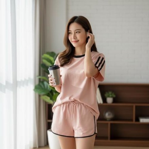 Костюм Katty (M-XL) 1092 pink (лето) Katty 1092 pink