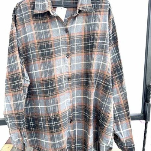 Рубашка P.HEY (3XL-6XL) 7753-4 grey (деми) P.HEY 7753-4 grey