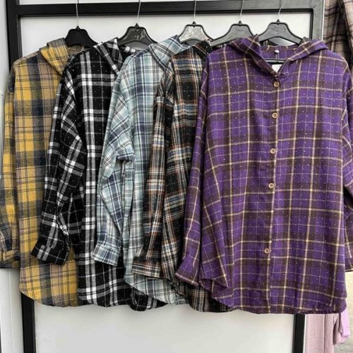 Рубашка P.HEY (3XL-6XL) 7758 purple (деми) P.HEY 7758 purple