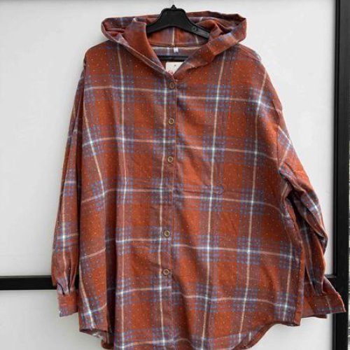 Рубашка P.HEY (3XL-6XL) 7758-3 orange (деми) P.HEY 7758-3 orange