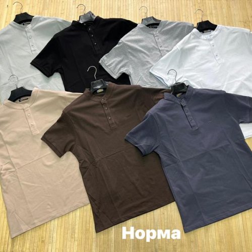 Футболка Navas (M-2XL) NW2002 d.grey (лето) Navas NW2002 d.grey