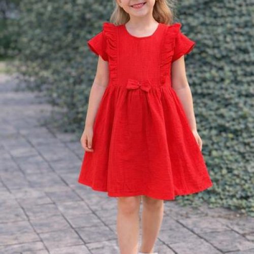 Платье Fili kids (116-128) FK1806 red (лето) Fili kids FK1806 red