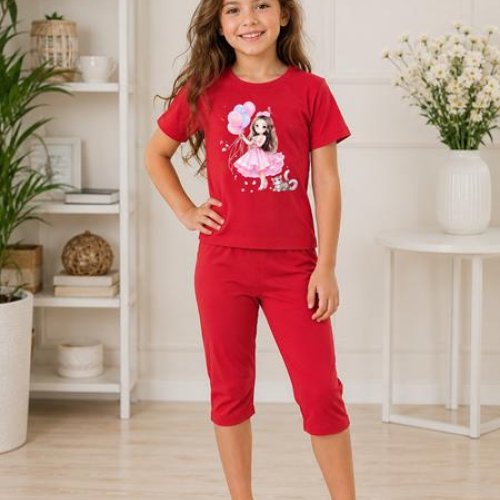 Костюм Fili kids (2-8) FK1868 red (лето) Fili kids FK1868 red